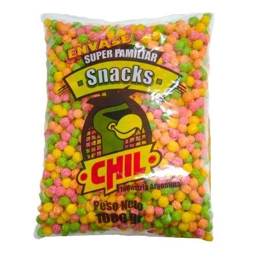 Snacks Envase Familiar Chizitos de Color CHIL x 1Kg.